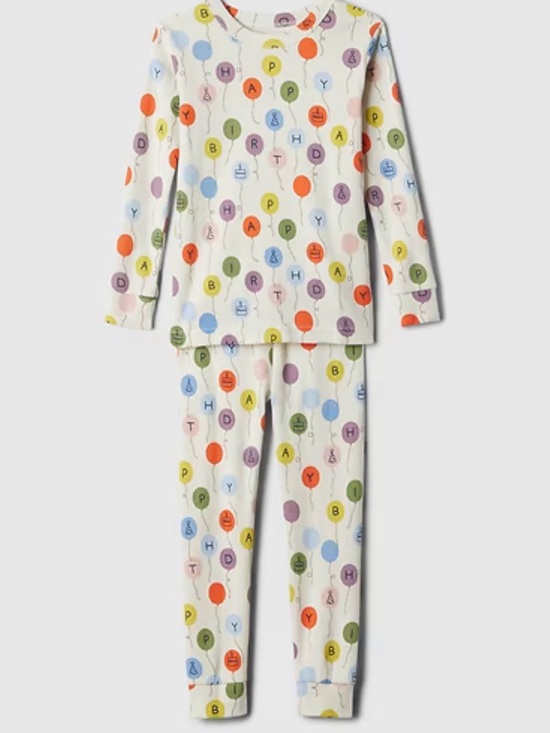 GAP Other - Gap 100% organic cotton Kids Balloon happy birthday Long-Sleeve Pajama Set NEW